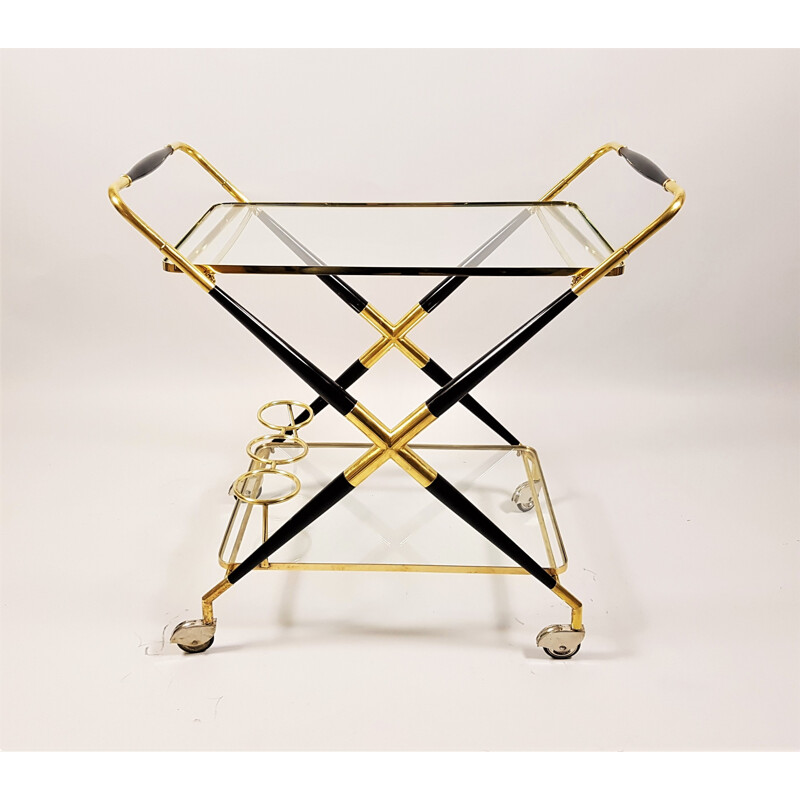 Serving Bar Cart, Design Cesare Lacca, Italy - 1950s