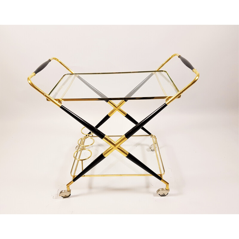Serving Bar Cart, Design Cesare Lacca, Italy - 1950s