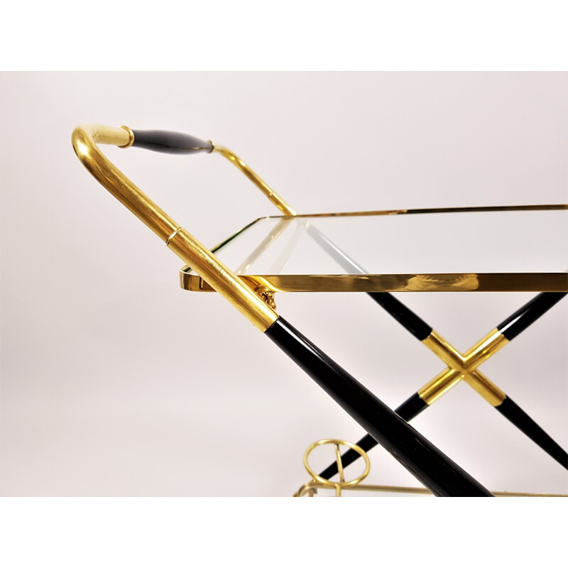 Serving Bar Cart, Design Cesare Lacca, Italy - 1950s