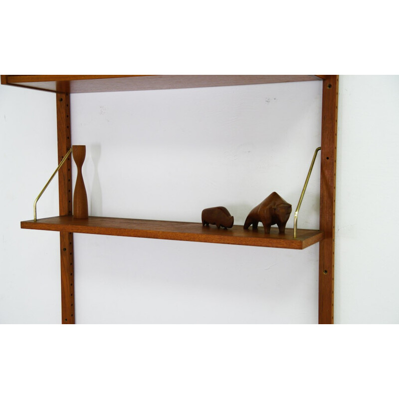 Danish Teak Wall Unit - 1960s