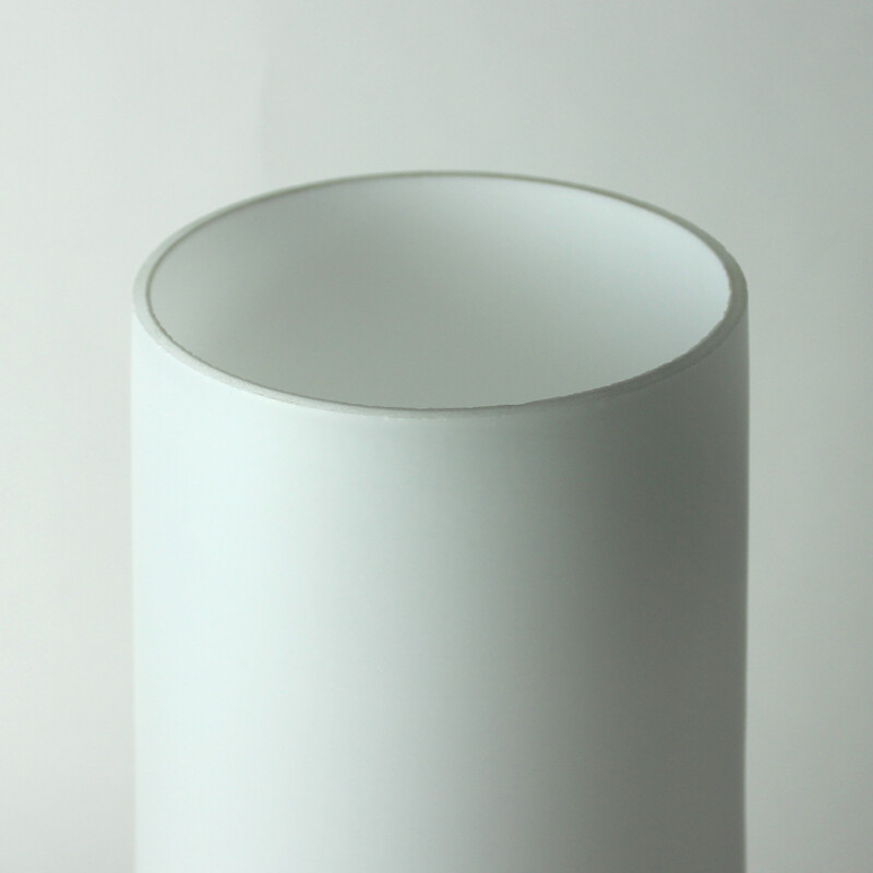 White Glass Table Lamp by Ivan Jakes for Osvetlovaci Sklo, Czechoslovakia - 1970s