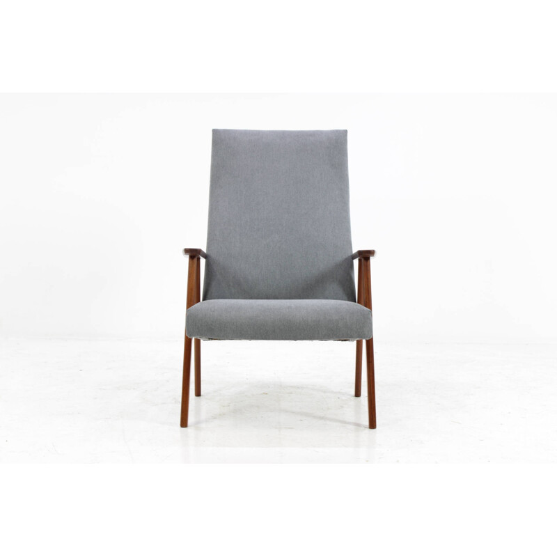 Danish Teak High Back Armchair - 1960s