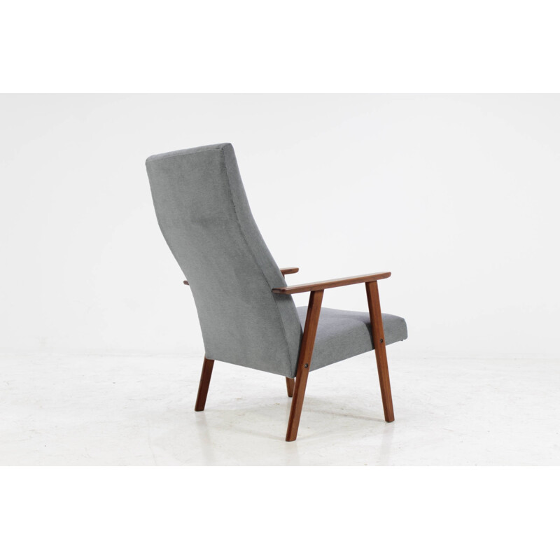 Danish Teak High Back Armchair - 1960s