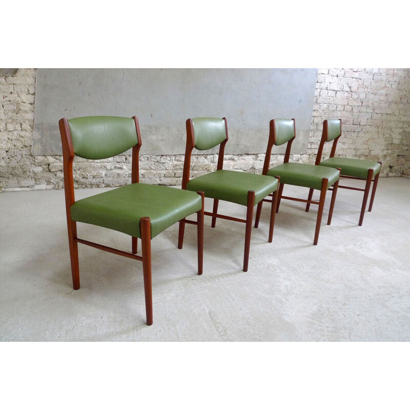 Set of 4 Danish SAX chairs - 1960s