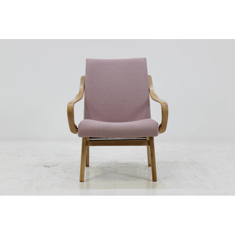 Bentwood Beech Lounge Chair, Czechoslovakia - 1960s