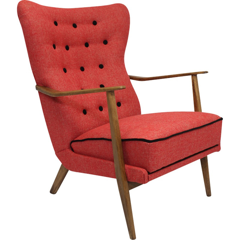 Scandinavian wing chair - 1950s