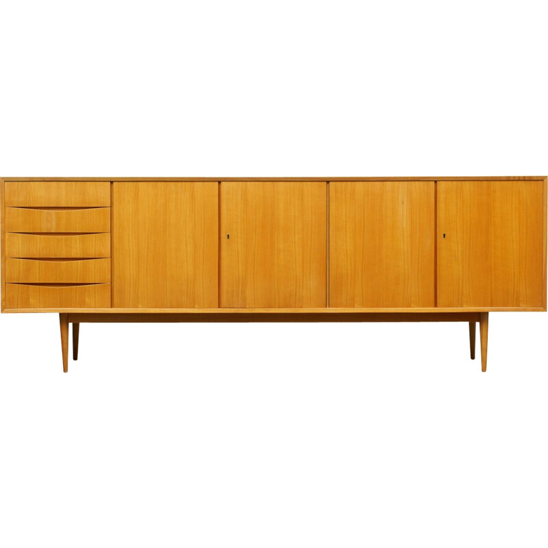 Large cherrywood sideboard - 1960s