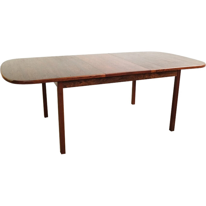 Vintage Danish oval table in rosewood - 1960s