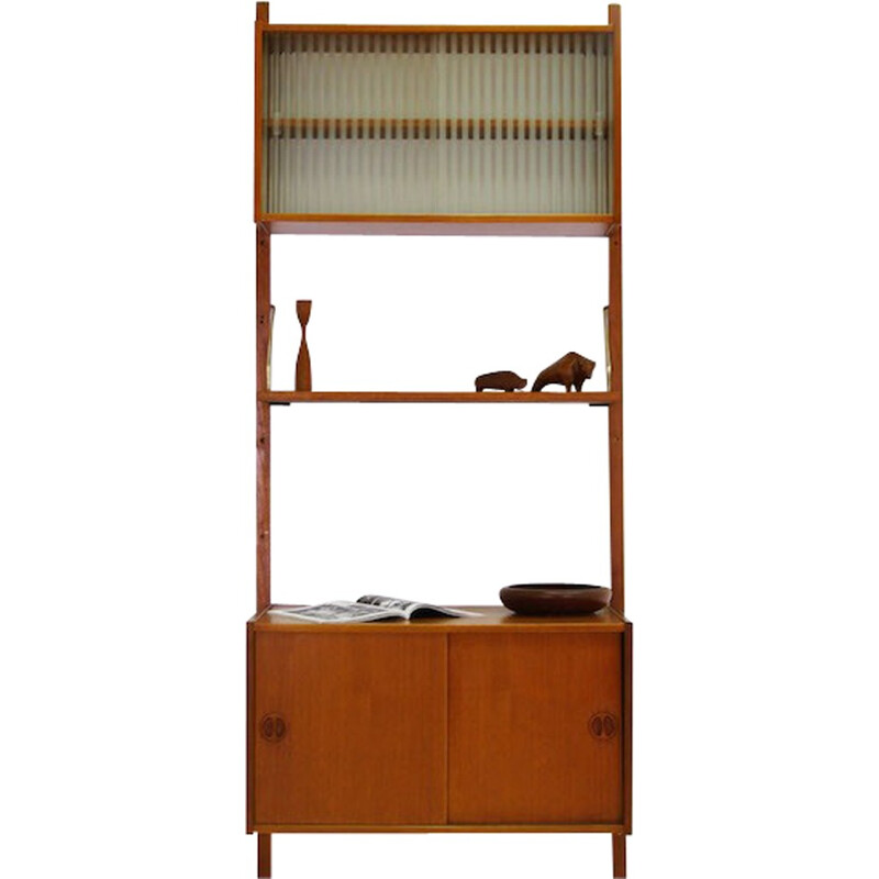 Danish Teak Wall Unit - 1960s