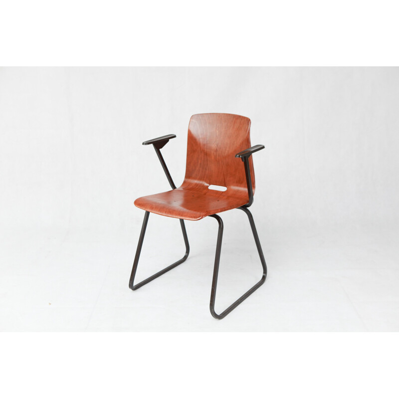 Galvanitas S23 chair with armrests - 1970s