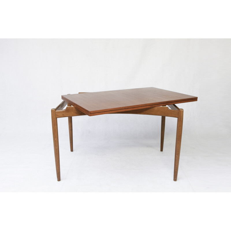 Scandinavian Extendable Teak Dining Table - 1960s