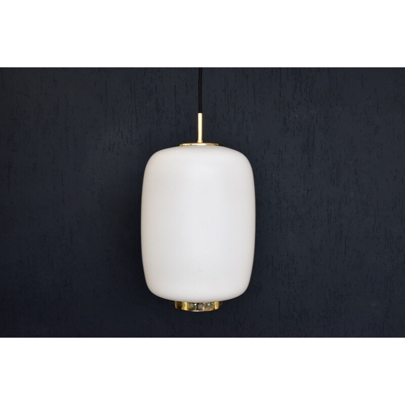 Large hanging lamp by Bent Karlby for Lyfa - 1950s 