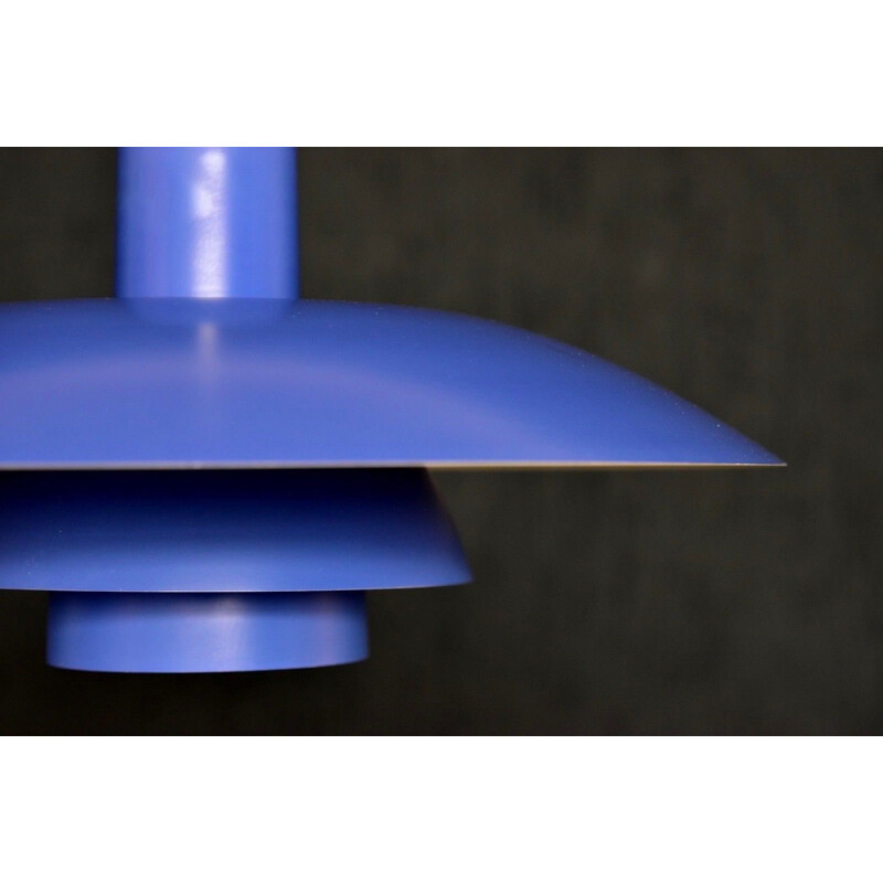 Blue pendant lamp "PH43" by Louis Poulsen  for Poul Henningsen - 1950s