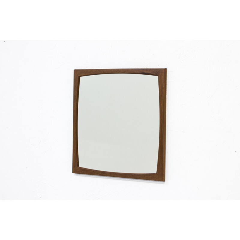 Scandinavian Teak Mirror by Kai Kristiansen for Aksel Kjaersgaard - 1950s