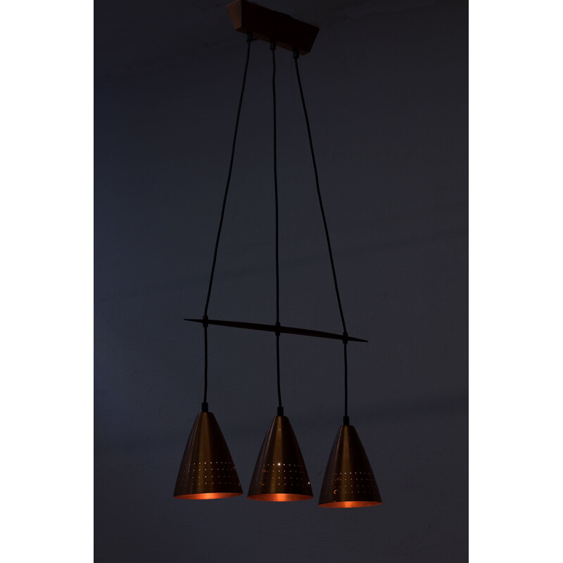 Vintage Scandinavische plafondlamp van Hans-Agne Jakobsson - 1950