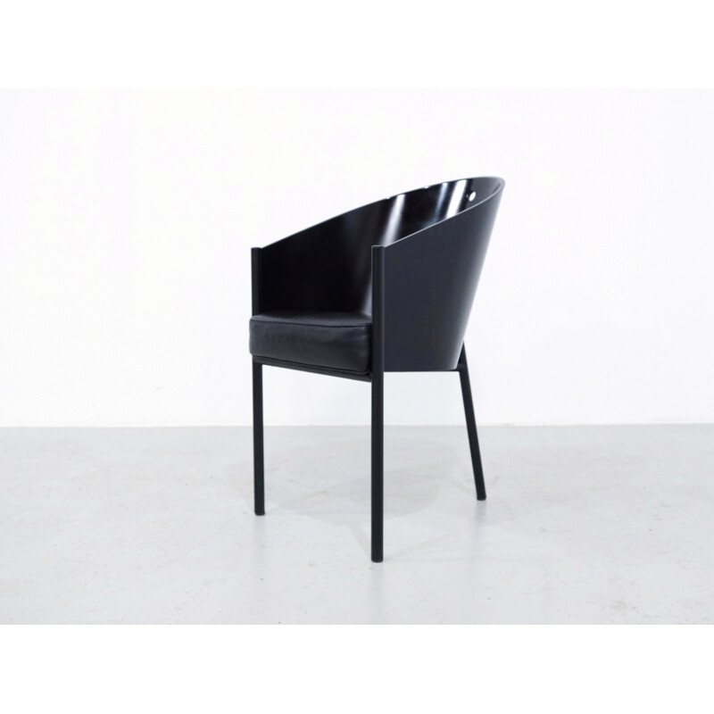 Set of 10 Black costes chairs by Philippe Starck for Driade - 1980s