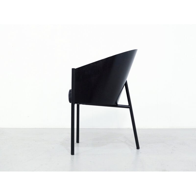 Set of 10 Black costes chairs by Philippe Starck for Driade - 1980s