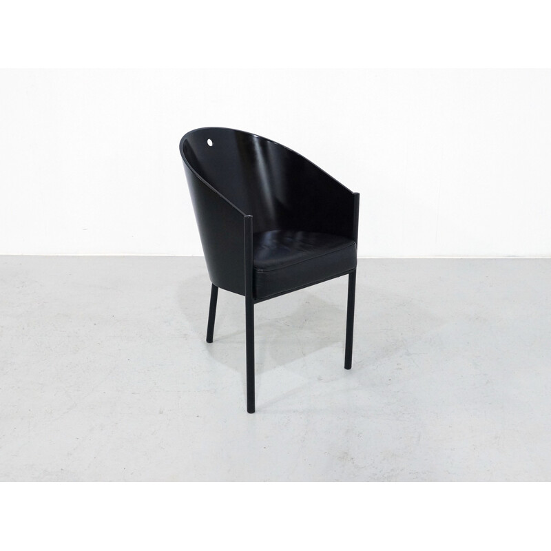 Set of 10 Black costes chairs by Philippe Starck for Driade - 1980s