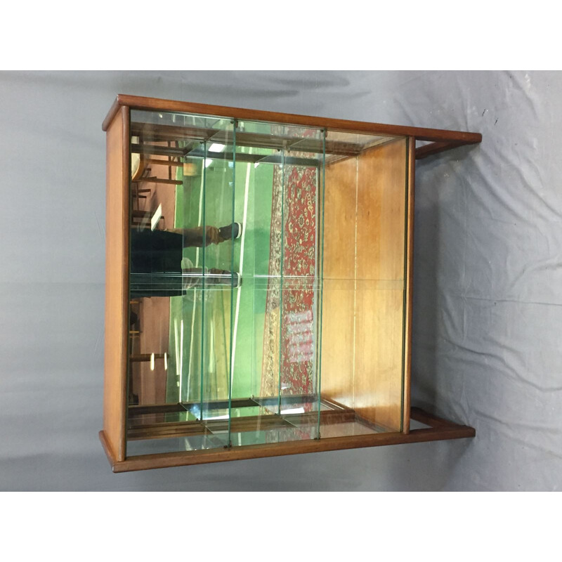 Scandinavian style teak showcase - 1970s