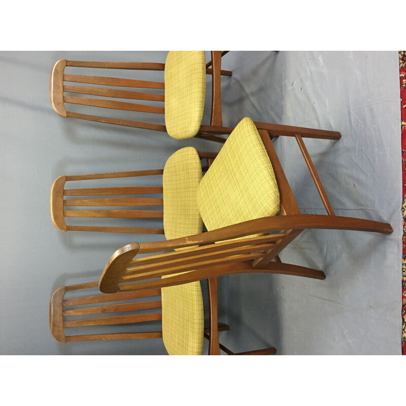 Suite de 4 chaises vintage - 1970