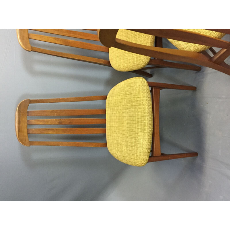 Suite de 4 chaises vintage - 1970