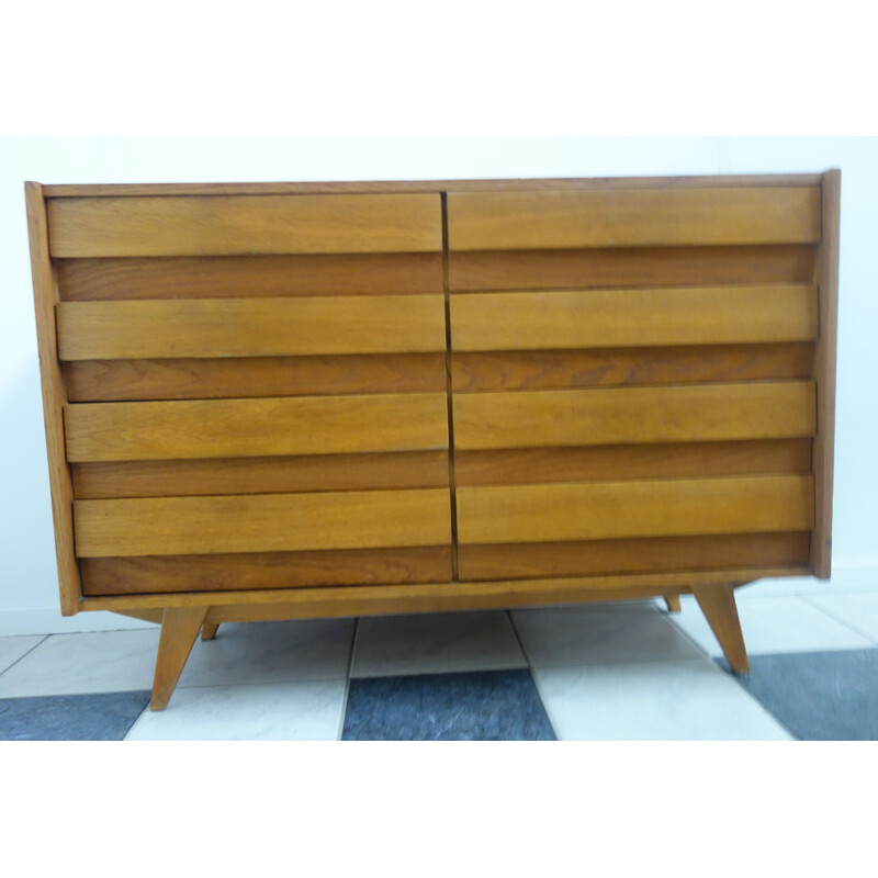 Commode en bois, modèle U450 de Jiri Jiroutek - 1960