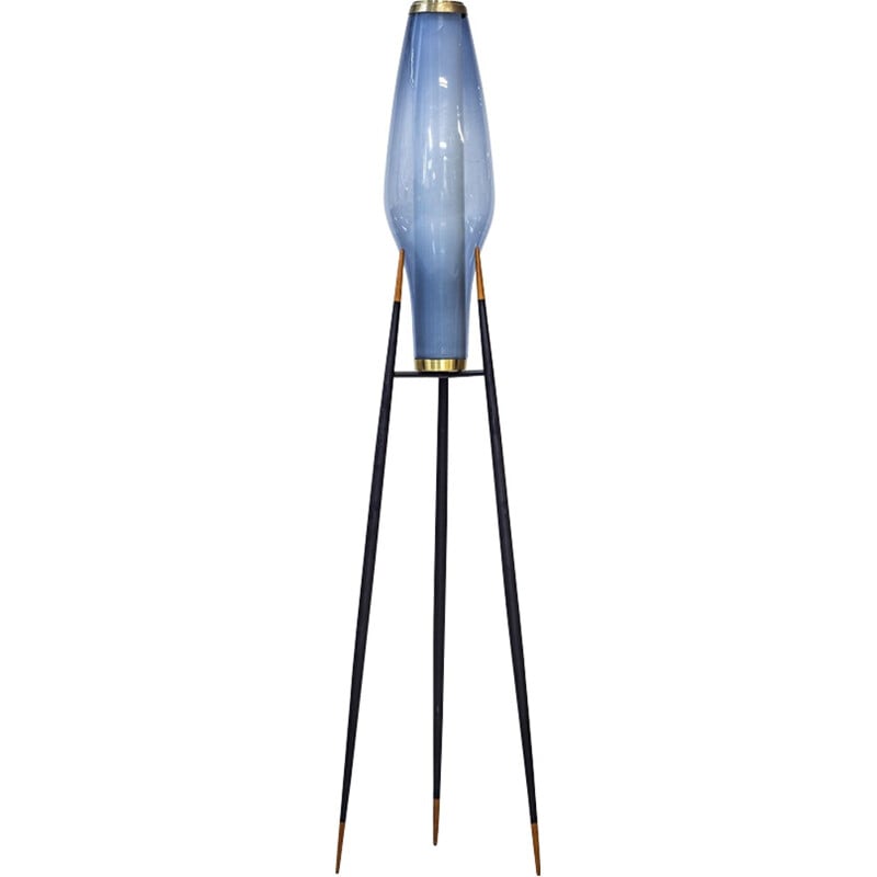 Rare floor lamp by Svend Aage Holm Sørensen, Denmark - 1950s 