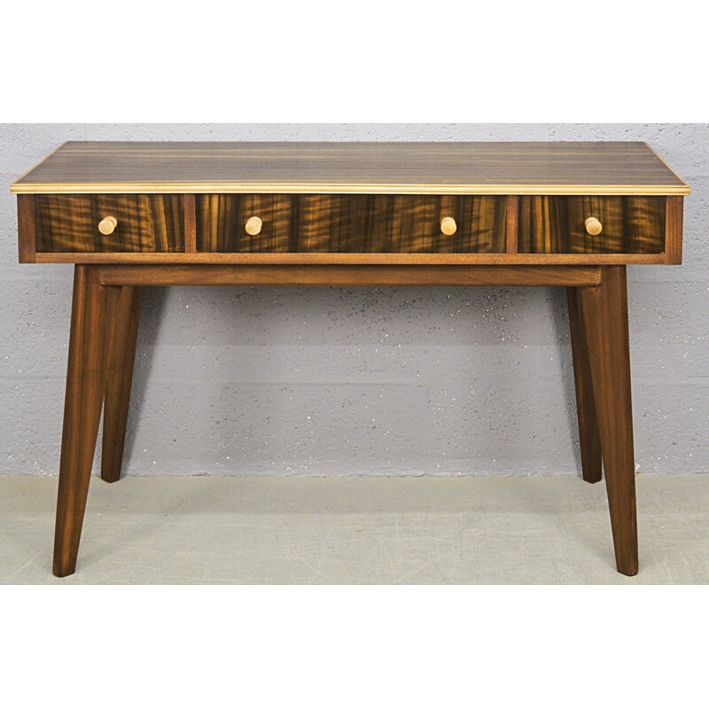 Vintage Australian Walnut DeskConsole by Morris of Glasgow - 1960s