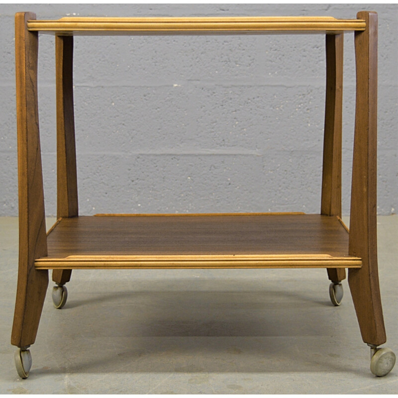 Vintage Australian Walnut DrinksTea Trolley by Morris of Glasgow - 1960s