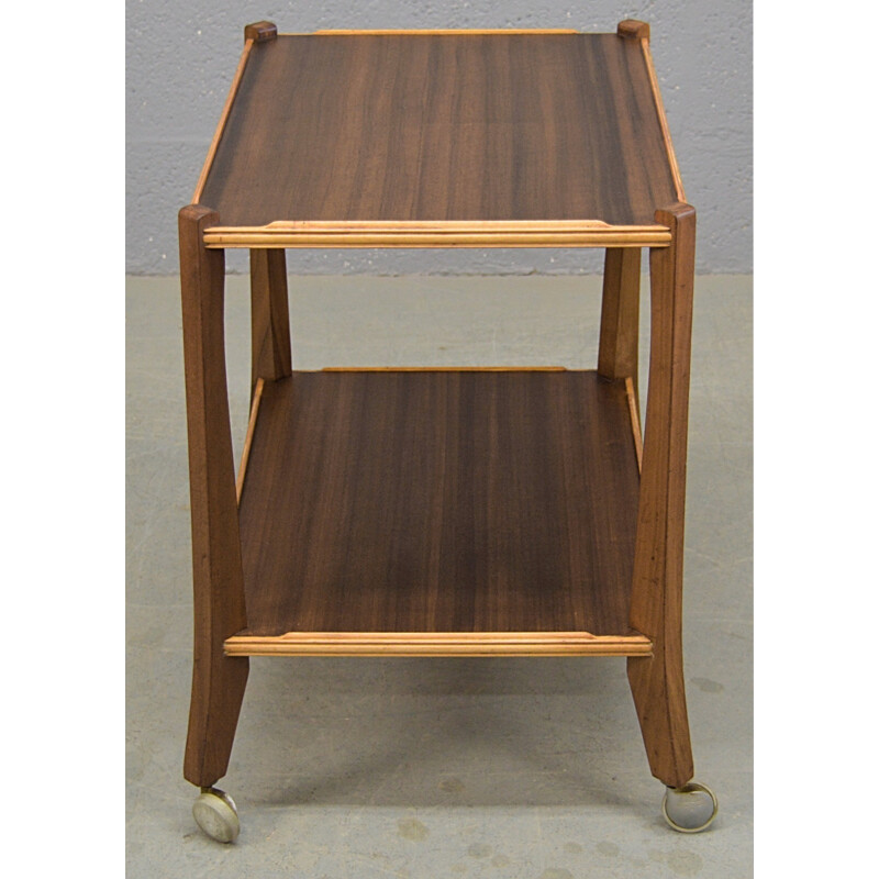 Vintage Australian Walnut DrinksTea Trolley by Morris of Glasgow - 1960s