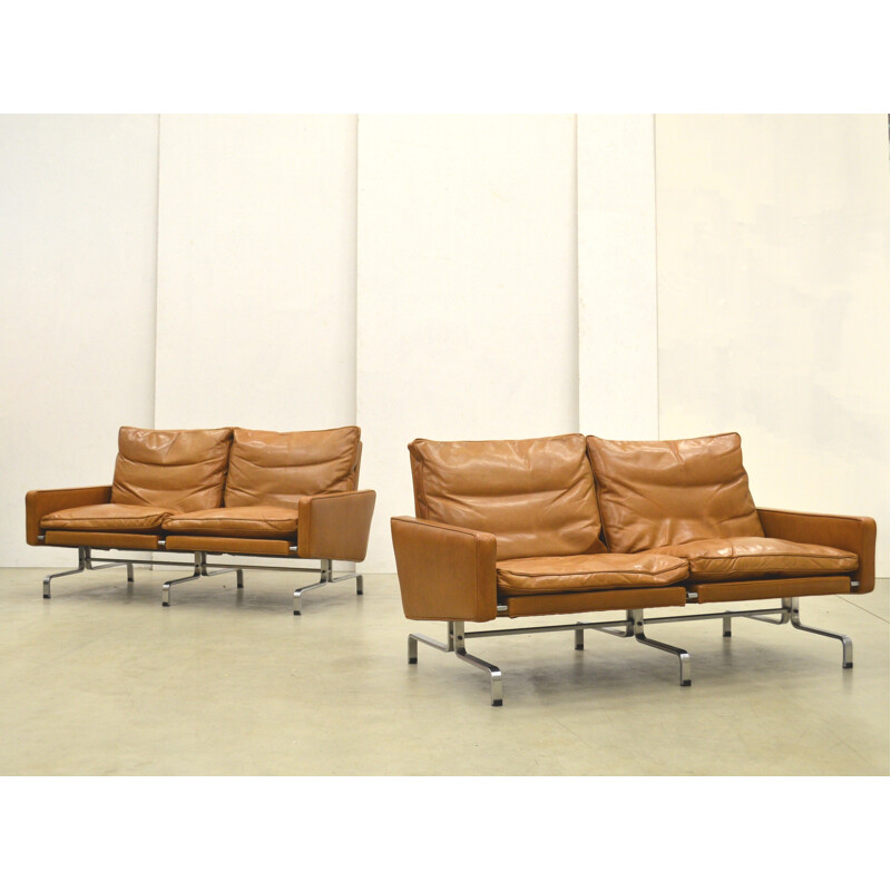 2 Poul Kjaerholm PK31 Sofa by E. Kold Christensen - 1970s