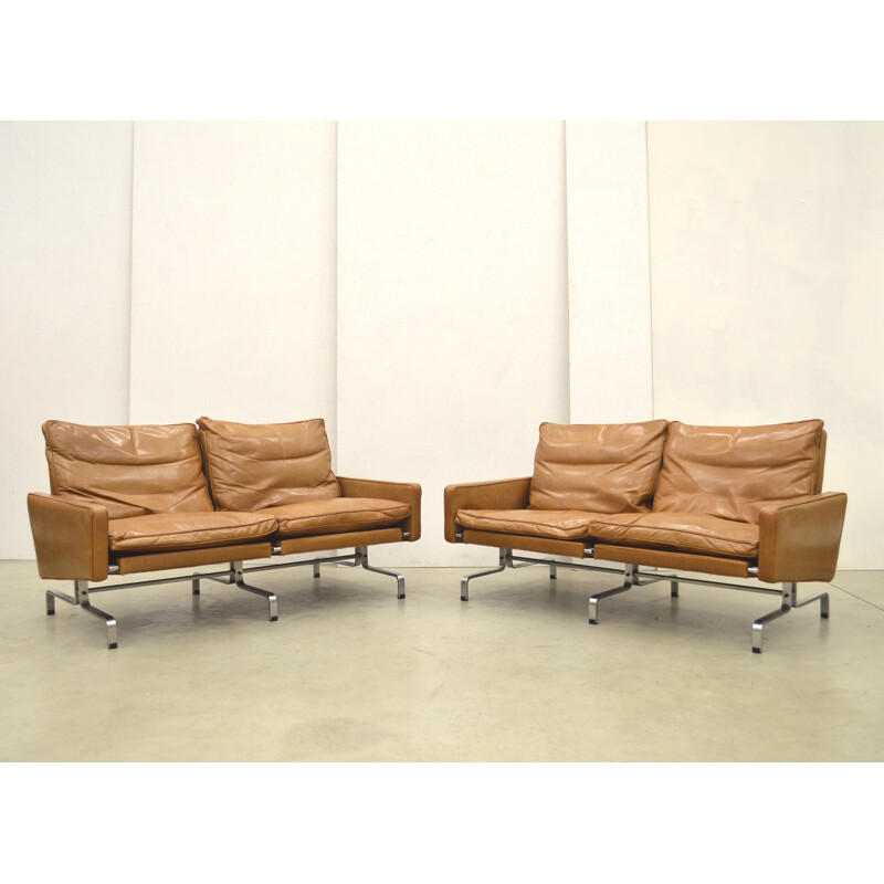 2 Poul Kjaerholm PK31 Sofa by E. Kold Christensen - 1970s