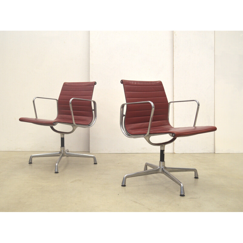 Pair of Vitra EA108 Alu Chair by Charles & Ray Eames - 1950s