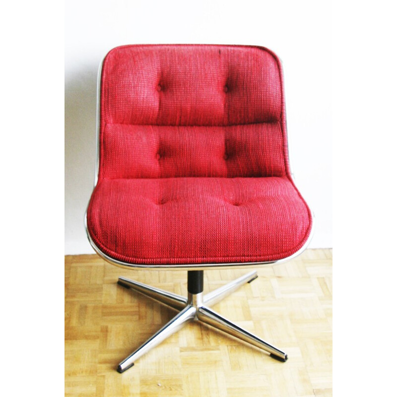 Vintage "12A1" chair by Charles Pollock for Knoll - 1970s