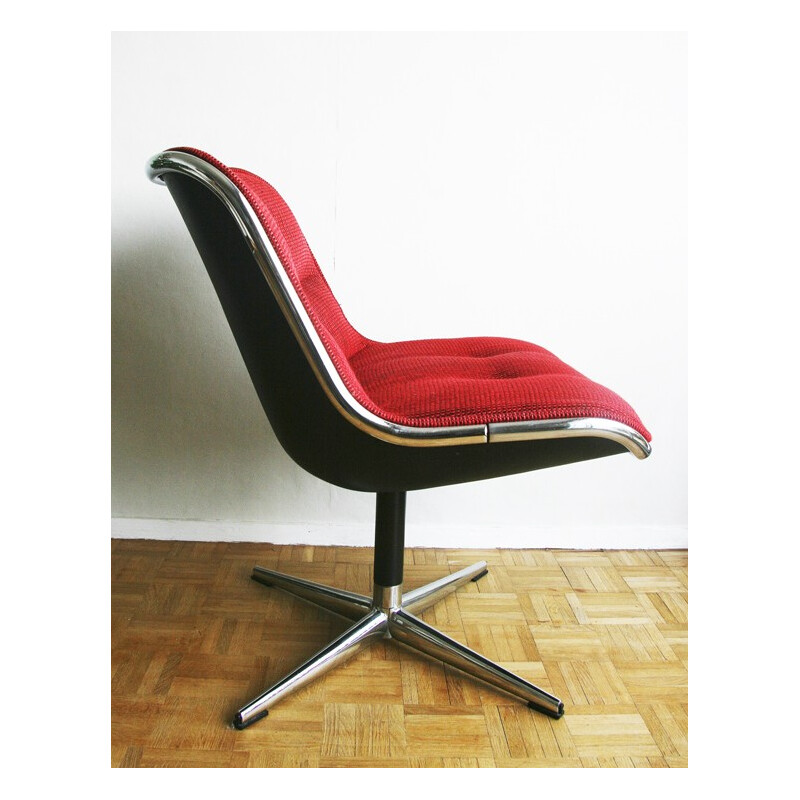 Vintage "12A1" chair by Charles Pollock for Knoll - 1970s