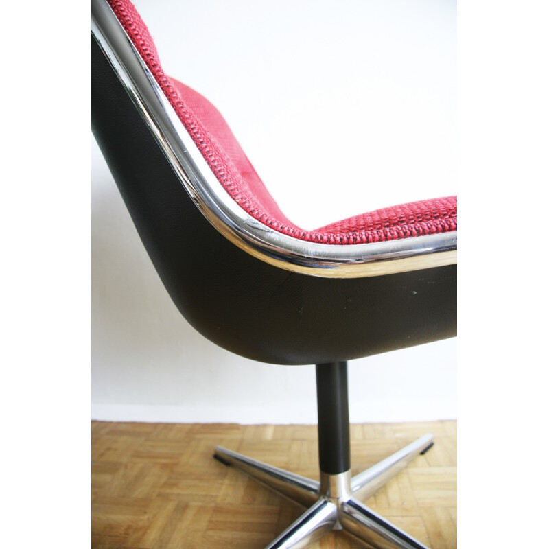 Vintage "12A1" chair by Charles Pollock for Knoll - 1970s