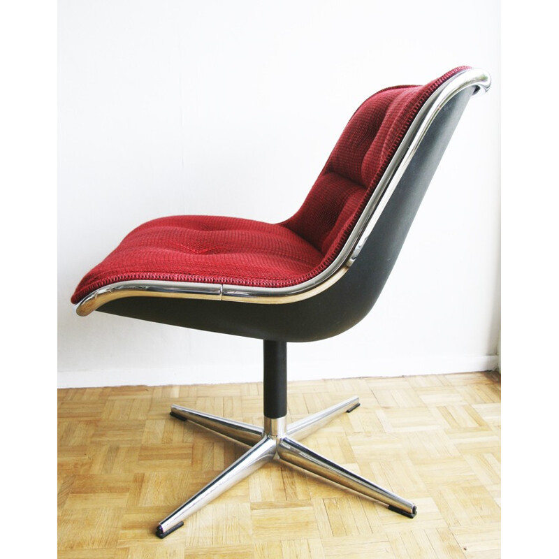 Vintage "12A1" chair by Charles Pollock for Knoll - 1970s