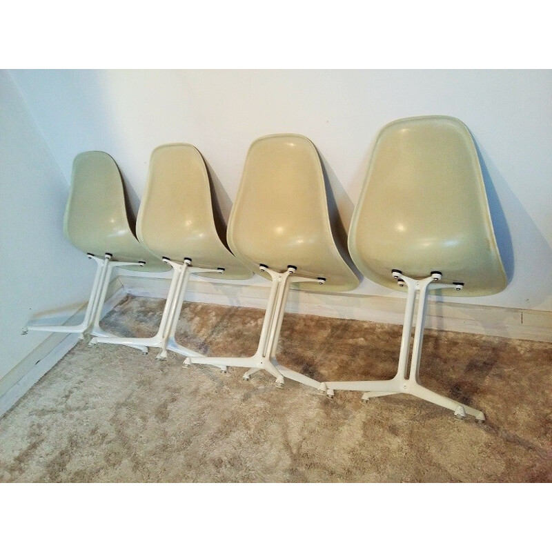 Set of 4 "La Fonda" chairs by Eames for Herman Miller - 1960s