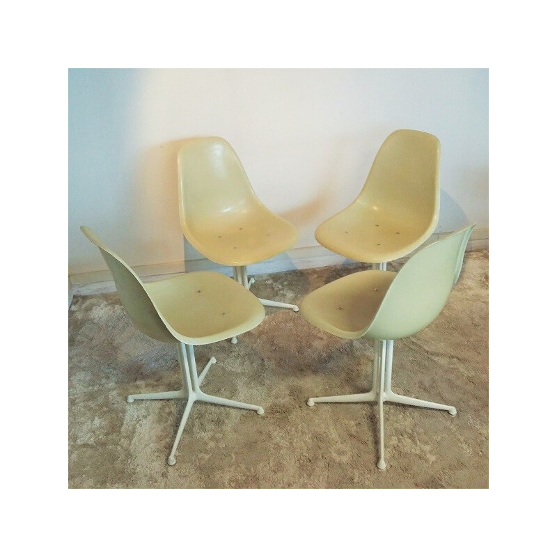 Set of 4 "La Fonda" chairs by Eames for Herman Miller - 1960s