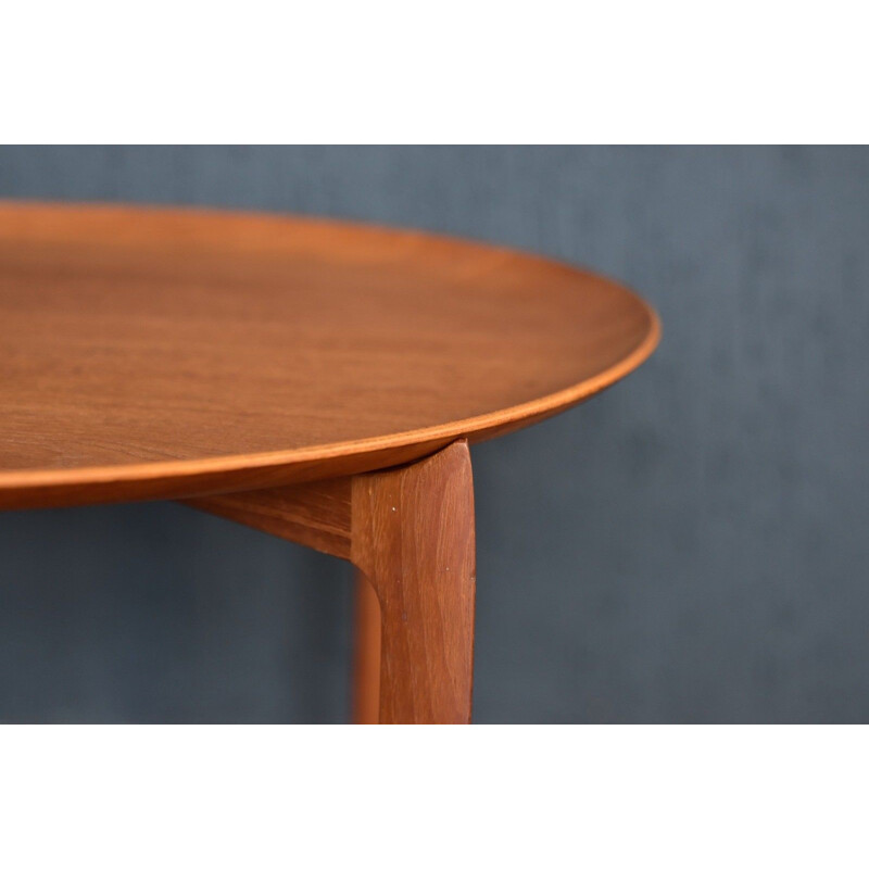 Side table in wood by Engholm & Willumsen for Fritz Hansen - 1960s