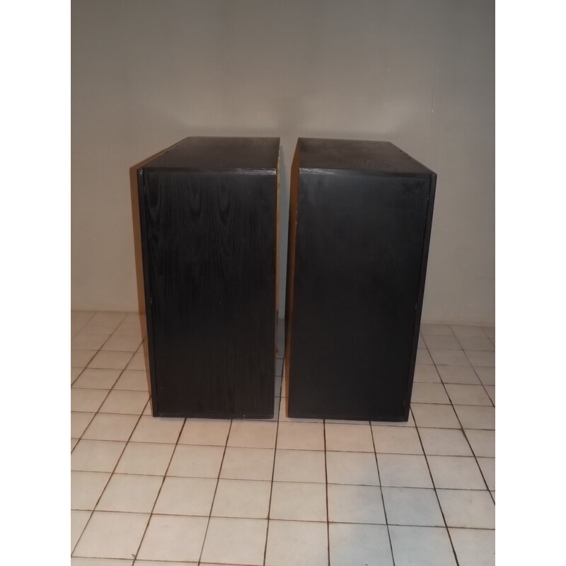 Pair of brutalist cabinets by De Coene - 1970s