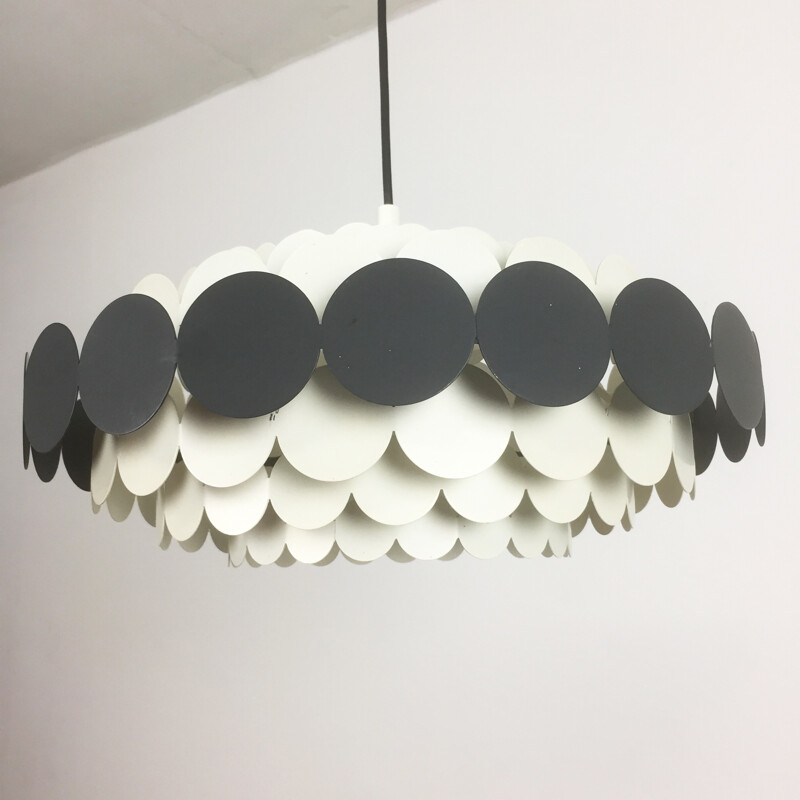 Vintage German Hanging Lamp by DORIA LIGHTS - 1970s