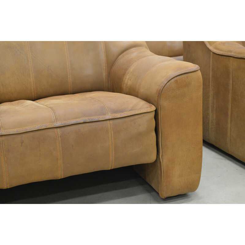 De Sede DS44 Leather Living Room Set - 1970s