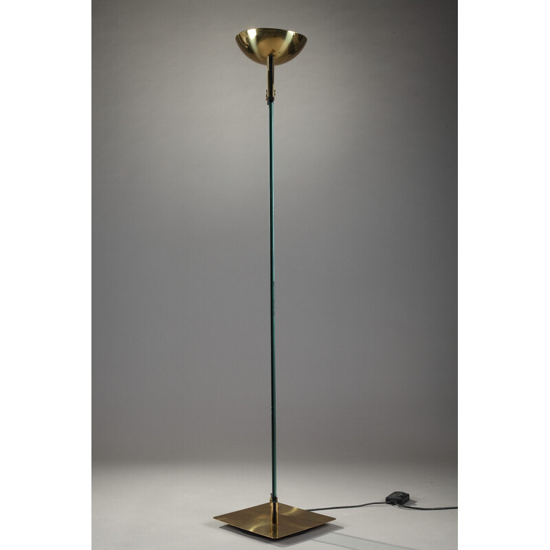 Lampadaire vintage "Laser uplighter" par Max Baguara pour Lamperti - 1960