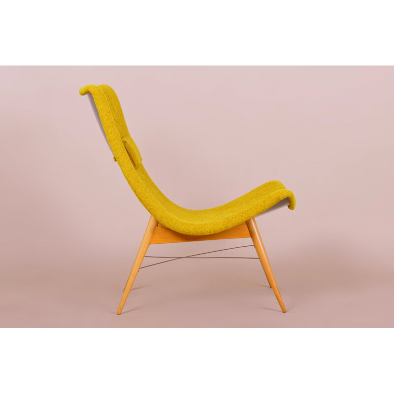 Pair of Lounge Chairs by Miroslav Navratil for Český nábytek - 1950s
