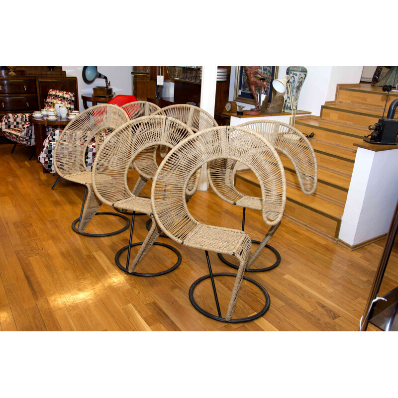 Set of 6 Chairs by Tom Dixon - 1980s