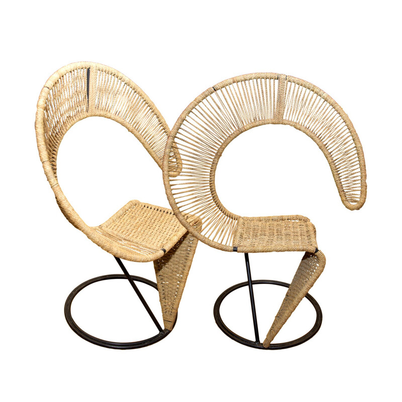 Suite de 6 chaises par Tom Dixon - 1980s