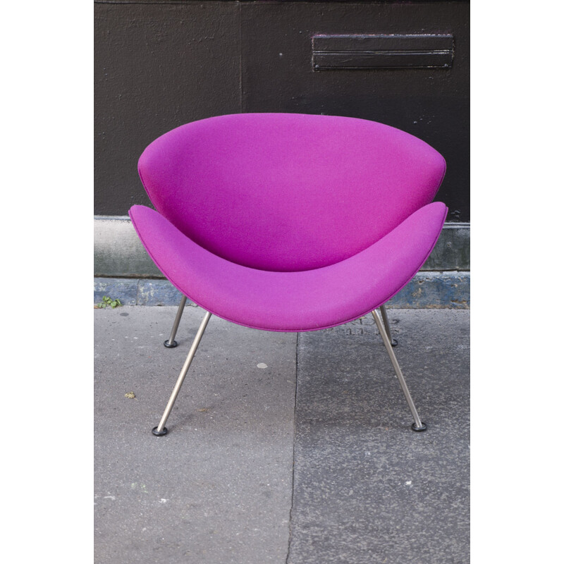 Purple "Orange Slice" Armchair by Pierre Paulin for Artifort - 1970s