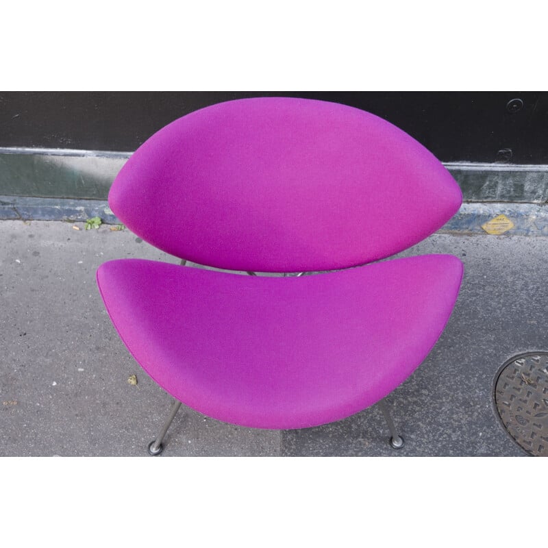 Purple "Orange Slice" Armchair by Pierre Paulin for Artifort - 1970s