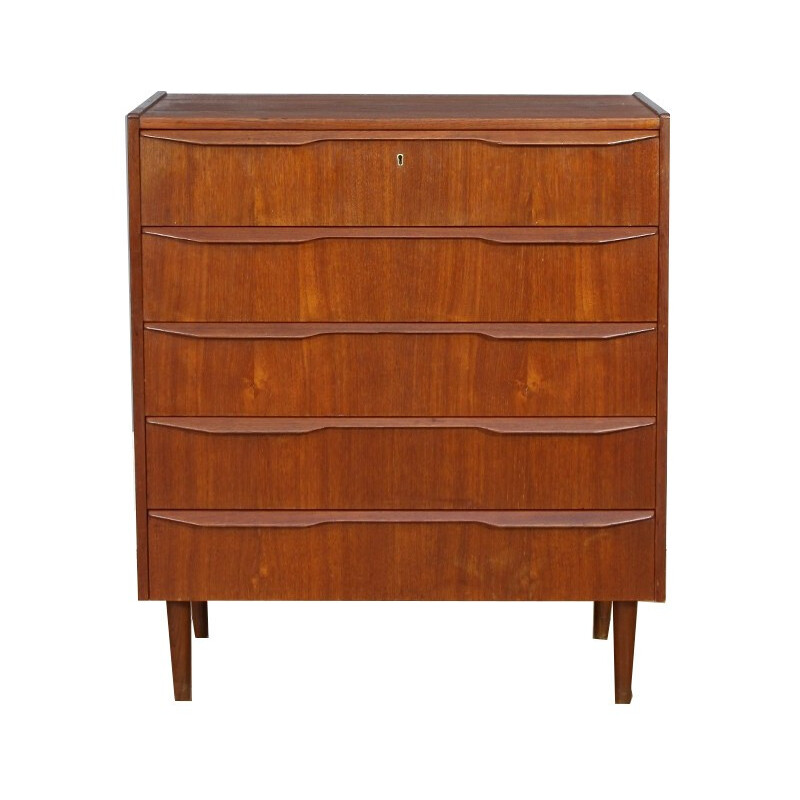 Small Danish Vintage Chest of Drawers in Teak - 1960s